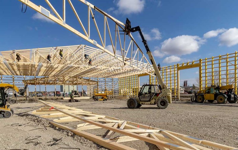 Explicación detallada de la construcción de celosías de gran luz.